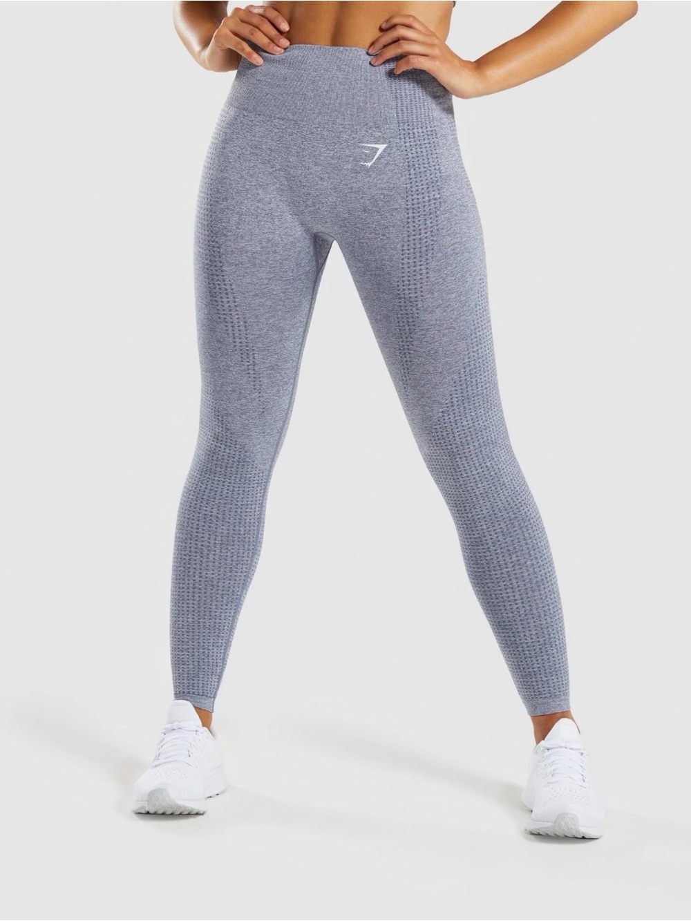 Gymshark Seamless High-Waist Leggings - Grey Marl